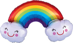 Rainbow Happy Clouds Balloon S8067 - Pretty Day