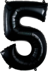 Black 5 Jumbo Foil Balloon S3117 - Pretty Day