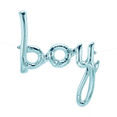 Boy Script Balloon Blue S4032 - Pretty Day