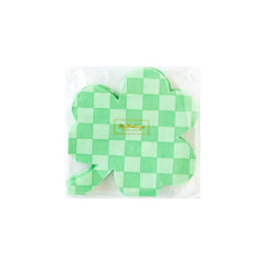 My Mind’s Eye - SPD1038 -  Checkered Shamrock Paper Napkin - Pretty Day