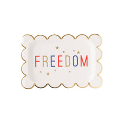 PLTS367E-MME - Freedom Scalloped Plate - Pretty Day