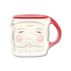 My Mind’s Eye - PRESALE SHIPPING MID OCTOBER - CHR1041 -  Christmas Baubles Santa Face Mug Shaped Paper Plate - Pretty Day
