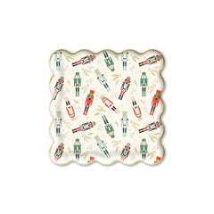 PLTS389D - Scattered Nutcrackers Paper Plate - Pretty Day