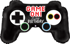 Video Game Controller Happy Birthday Jumbo Foil Balloon S4042 - Pretty Day