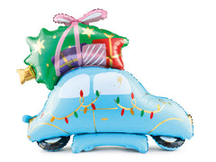 Standing Christmas Car Jumbo Foil Balloon M0033 - Pretty Day