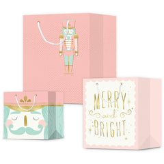 Pink Nutcracker Gift Bag Set of 3 - Pretty Day