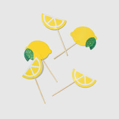 Lemon Mini Toppers (10 Count) S4090 - Pretty Day