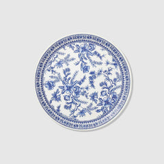 Blue and White Floral Paper Party Plates (10 Count)- Large S5015 - Pretty Day