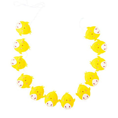 Easter Puffy Felt Chick Banner - Pretty Day