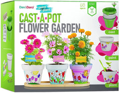 Cast, Paint & Plant Kit for Kids & - Pretty Day