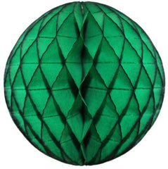 Dark Green Tissue Paper Honeycomb Balls - Pretty Day