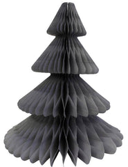 Grey Tissue Paper Honeycomb Christmas Trees - Pretty Day