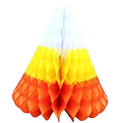 Halloween Candy Corn Honeycomb Decoration 15.5" S6165 - Pretty Day