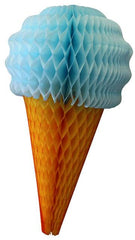 Large 20" Honeycomb Ice Cream Decoration- Light Blue S6161 - Pretty Day