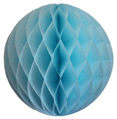 Light Blue Tissue Paper Honeycomb Balls - Pretty Day