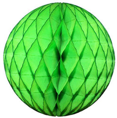 Lime Green Tissue Paper Honeycomb Balls - Pretty Day