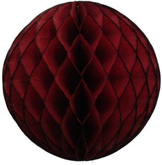 Maroon Tissue Paper Honeycomb Balls - Pretty Day