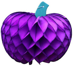 Purple Pumpkin Honeycomb Decoration - Pretty Day