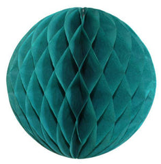 Teal Green Tissue Paper Honeycomb Balls - Pretty Day
