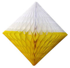 12" Yellow Dip Dye Honeycomb Diamond S6154 - Pretty Day