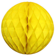 Yellow Tissue Paper Honeycomb Balls - Pretty Day