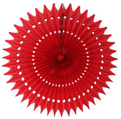 Red Tissue Paper Fans - Pretty Day