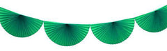 Light Green 10 Ft Tissue Fan Garland Bunting - Pretty Day