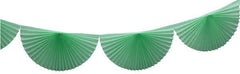 Mint 10 Ft Tissue Fan Garland Bunting - Pretty Day