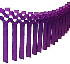 Purple 12 Ft Tissue Macrame Garland - Pretty Day