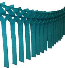 Teal Green 12 Ft Tissue Macrame Garland - Pretty Day