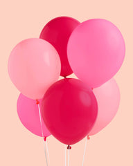 Petit Fetti - Matte Pink Party Balloons, Birthday Decor, Party Supplies - Pretty Day