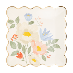 My Mind’s Eye - SPR1042 - Floral Corner Plate - Pretty Day