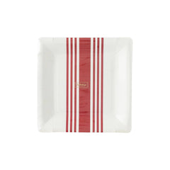 Red Striped Plates- 8pk - Pretty Day