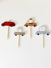 Car Cupcake Toppers - Pretty Day
