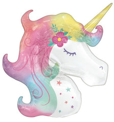 Enchanted Unicorn Head Jumbo Foil Balloon S5203 - Pretty Day