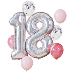 18th  Birthday Balloon Bundle S7066 - Pretty Day