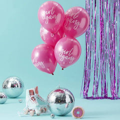 Pink Girl Gang Balloons- 10 pk S4109 - Pretty Day