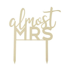 Almost Mrs Bridal Shower Cake Topper S5063 - Pretty Day