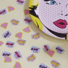 Girl Super Hero Party Confetti S1067 - Pretty Day