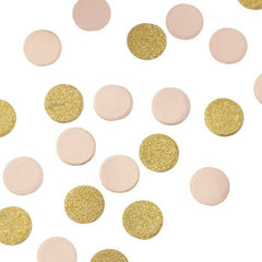 Gold and Pink Glitter Table Confetti S4074 - Pretty Day