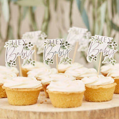 Boho Baby Shower Cupcake Toppers S5124 - Pretty Day