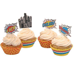 Super Hero Cupcake Decoration Set S5025 - Pretty Day