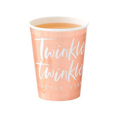 Rose Gold Twinkle Twinkle Little Star Cups S1010 - Pretty Day