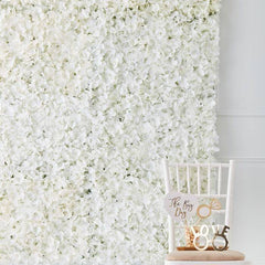 White Floral Wall Backdrop - 1 Tile S6050 S6051 - Pretty Day