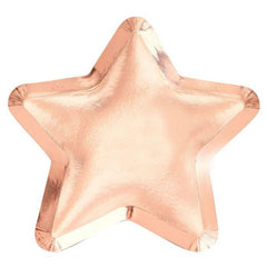 Rose Gold Twinkle Twinkle Little Star Plates S0137 - Pretty Day