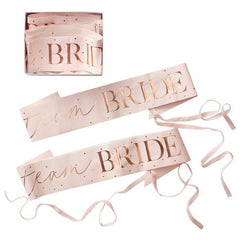 6 Pack - Team Bride Bachelorette Party Sashes S5004 S5005 S5070 - Pretty Day