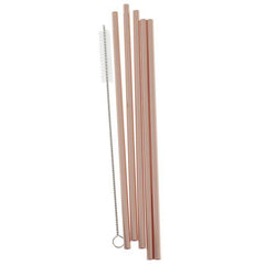 Rose Gold Stainless Steel Straws S3066 - Pretty Day