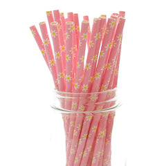 Daisy Eco Friendly Paper Straws S8090 - Pretty Day