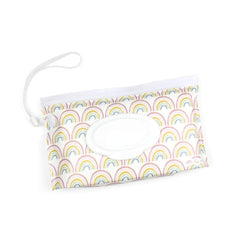 Take and Travel™ Pouch Reusable Wipes Case in Rainbow S4064 - Pretty Day