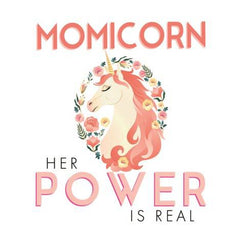 Momicorn Greeting Card - Pretty Day
